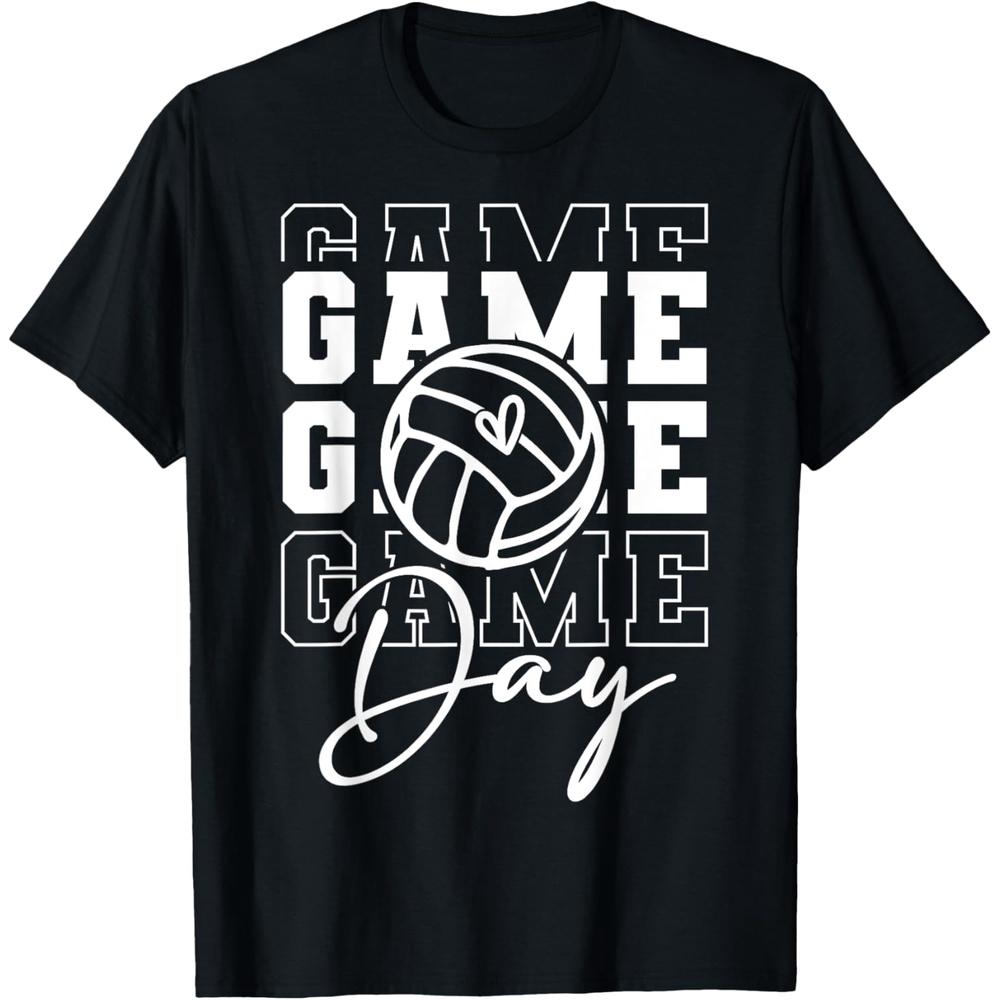 Game Day Volleyball Cotton Men T Shirt