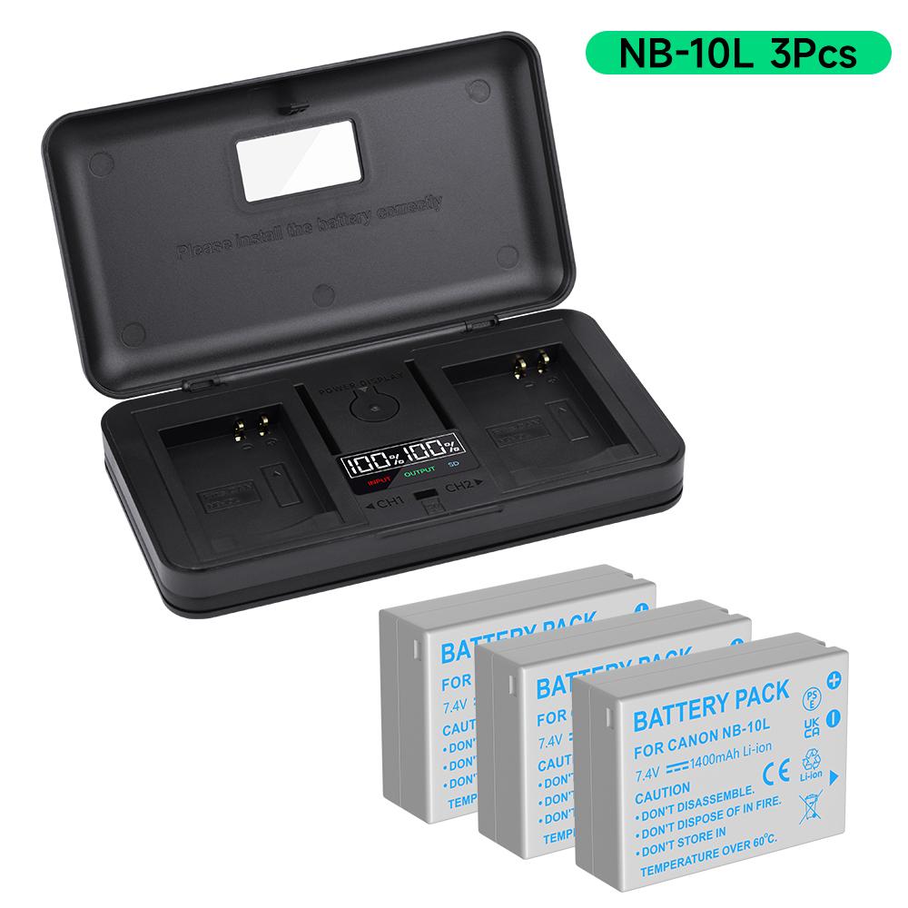 PALO 1400 мАч NB-10L NB 10L аккумулятор + многофункциональное зарядное устройство ящик для хранения аккумуляторов для CANON G15 G16 G1X SX40 SX50 SX60HS GX3