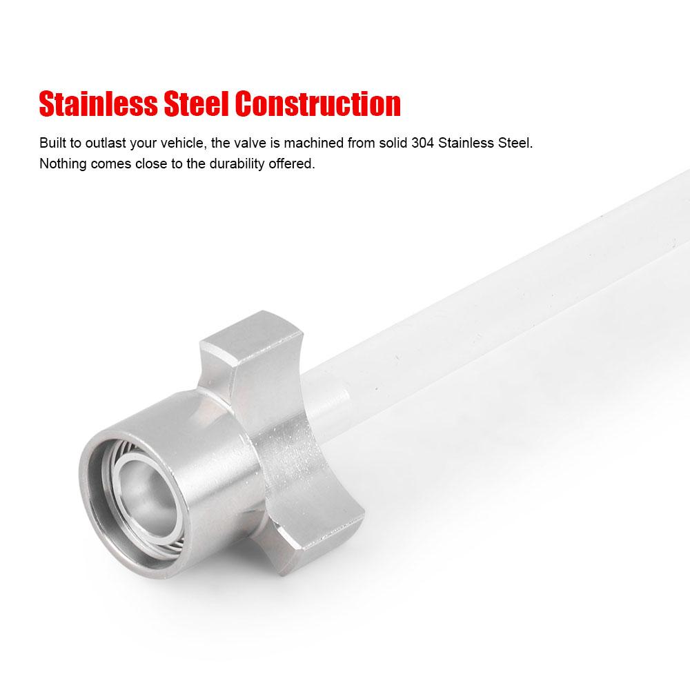 Quick Twist Oil Drain Valve With Magnet Leak Proof Rust Proof Compact Structure Stainless Steel Drain Hose Attachment