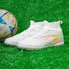 35-45 Men's Large Size High-top Football Shoes Nail Anti-slip TPR Artificial Lawn Boys Football Boots
