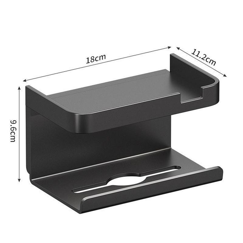 1шт. Настенный держатель для туалетной бумаги с клеем, без сверления, с полкой для хранения