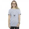 Womens/Ladies Winnie The Pooh Winnie The Pooh Face Cotton Boyfriend T-Shirt