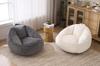 Bean Bag, Bean Bag for Adults and Children, for Living Room, Bedroom, Playroom, Office-Medium (Light Gray)