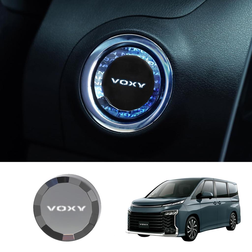 LUMIMAN Toyota Voxy 90 Series Car Push Start Switch Crystal Engine Start Cover Крышка кнопки запуска Крышка внутренних деталей Нарядный дизайн в стиле Crystal Style