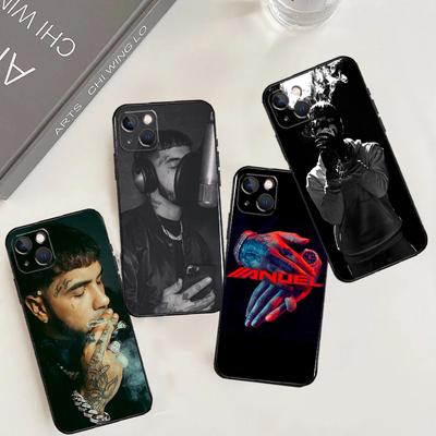Чехол Anuel AA для iPhone 11 12 13 14 15 16 Pro Max Plus 12 13 Mini X XR XS Max 7 8 Защитный чехол Coque