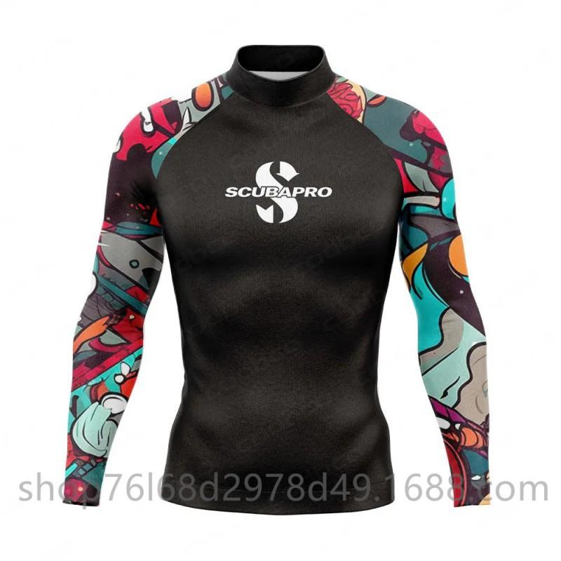 SCUBA Серфинг Одежда Для улицы Защита от солнца Снорклинг Купальные костюмы Сплит-топ с длинным рукавом Быстросохнущий Гидрокостюм Поддержка