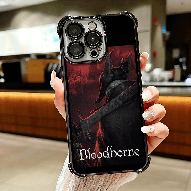 B-Bloodborne Игровой Чехол с Покрытием для Телефона Для Iphone 16 17 Pro Max Air 16E 14 15 Plus 12 13 Mini Противоударная Крышка с Подушкой Безопасности