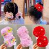 Little Girl Hair Ring Color Flower New Children Bun Cute Headwear Style Super Fairy Elastic Bands for Children Girls