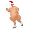 Smiffys Unisex Adult Roast Turkey Christmas Inflatable Costume Set