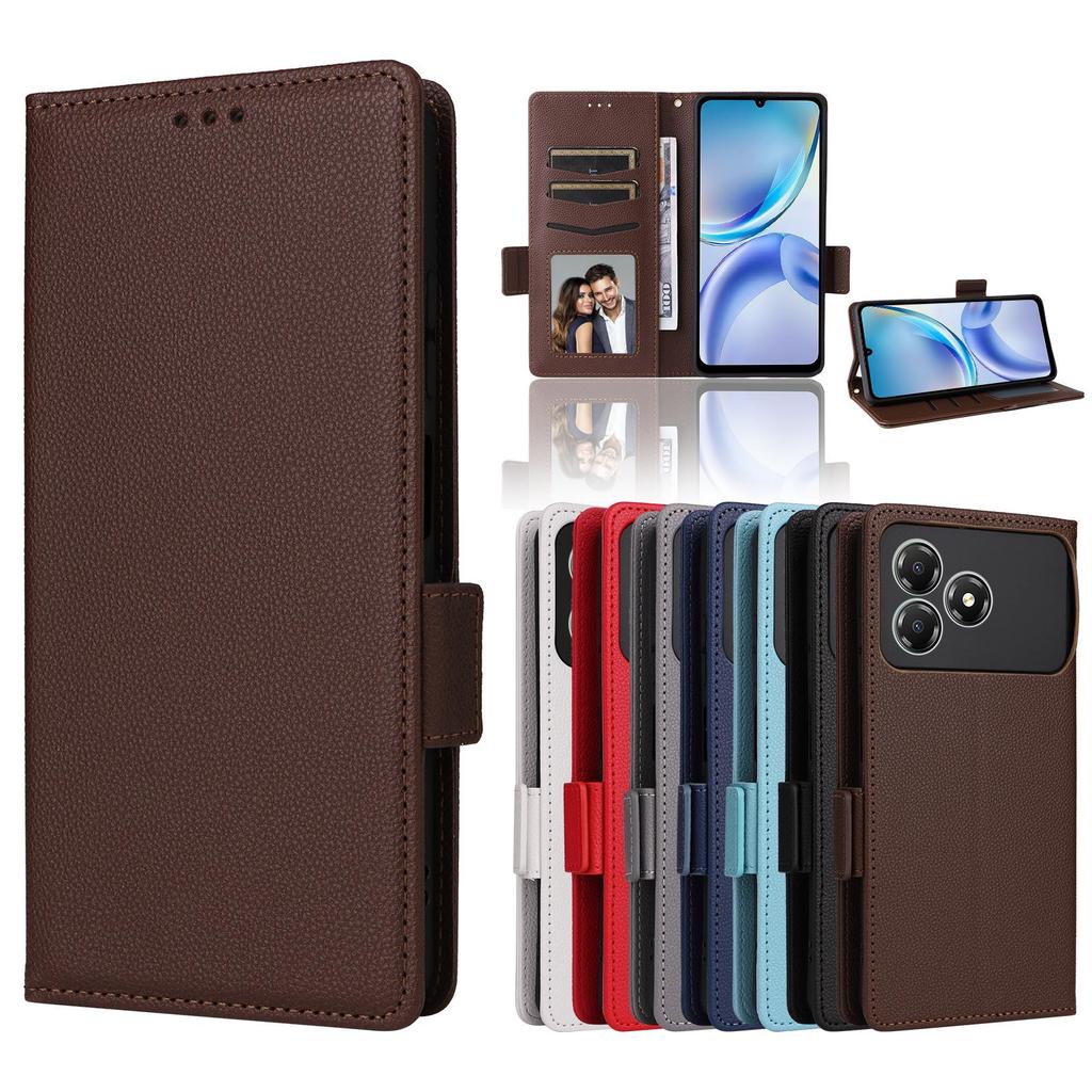 Flip Cover for ZTE Blade A36 / ZTE Nubia A36 PU Leather Full-Body Protection [RFID Blocking] Phone Cases Wallet Cover