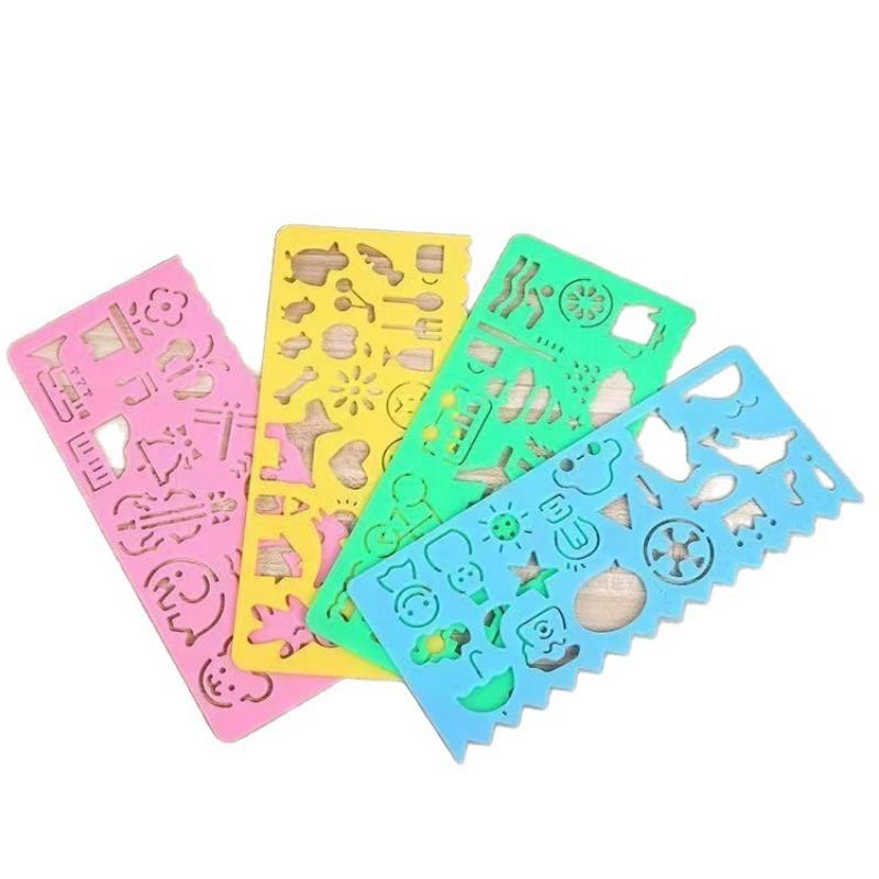 Multifunctional Magic Spirograph Set Creative Art Drawing Ruler For Kids Students