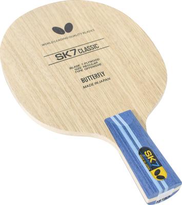 Настольная теннисная ракетка Butterfly SK7 Classic-CS с ручкой-пером, китайский стиль, 7-слойная фанера, 23910