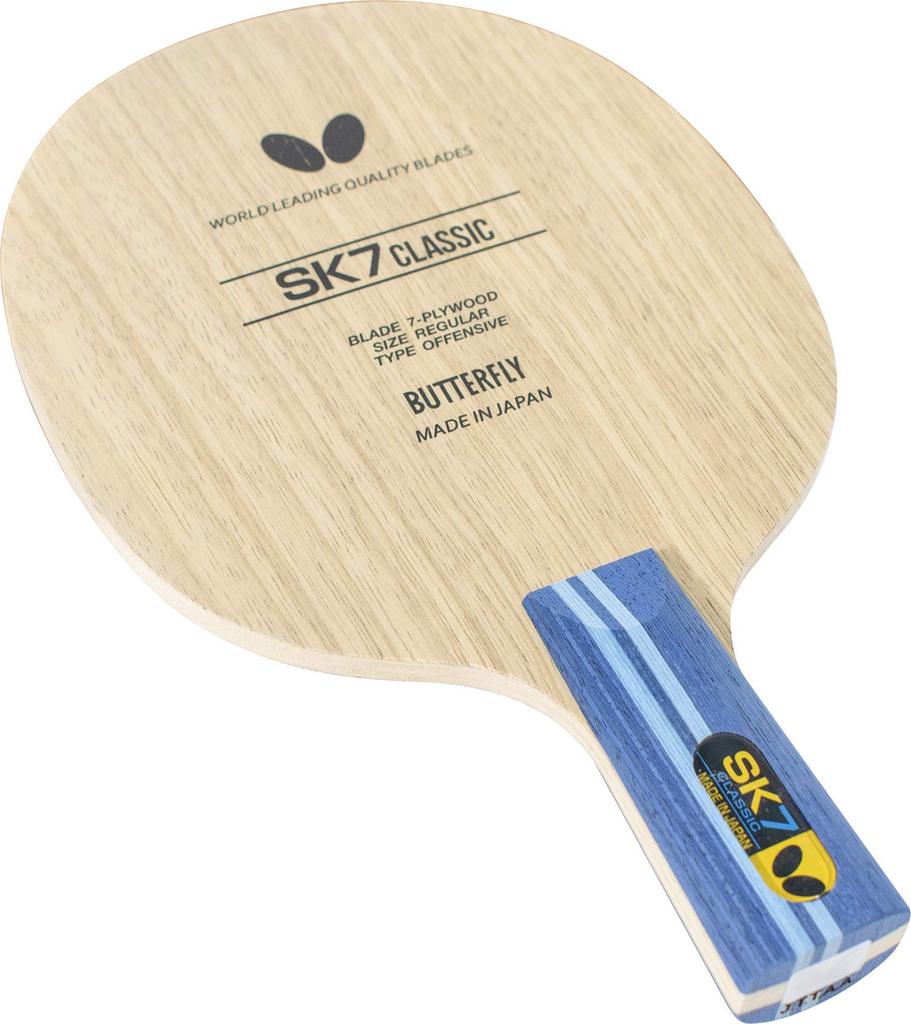 Butterfly SK7 Classic-CS Table Tennis Racket with Penholder, Chinese Style, 7-Ply Plywood, 23910