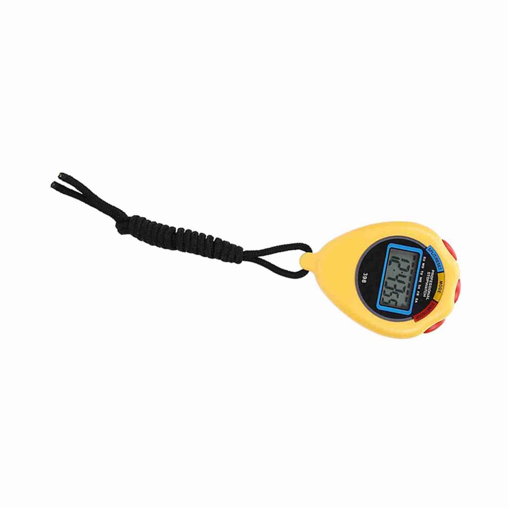 Профессиональный спортивный таймер, электронный секундомер для легкой атлетики для гонок, бега, плавания, желтый