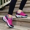 Женские кроссовки на платформе, повседневная обувь, женские весенне-осенние однотонные дышащие туфли на танкетке, женские кроссовки