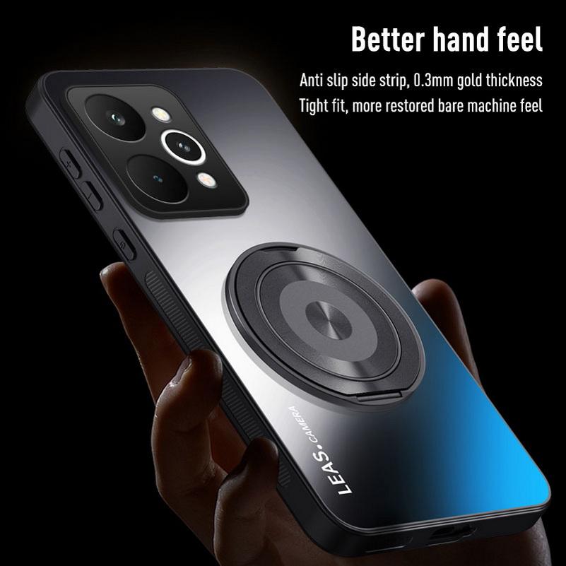 AG Матовая задняя панель Металлическое магнитное крепление Чехол Для Realme 15 Pro 14 Pro + 14X 13 Pro 12 11 Pro realme GT 7 6 6T Neo 7x Чехол