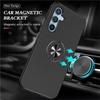 For Samsung Galaxy S25 Case PC+TPU Phone Cover with Rotatable Ring Holder