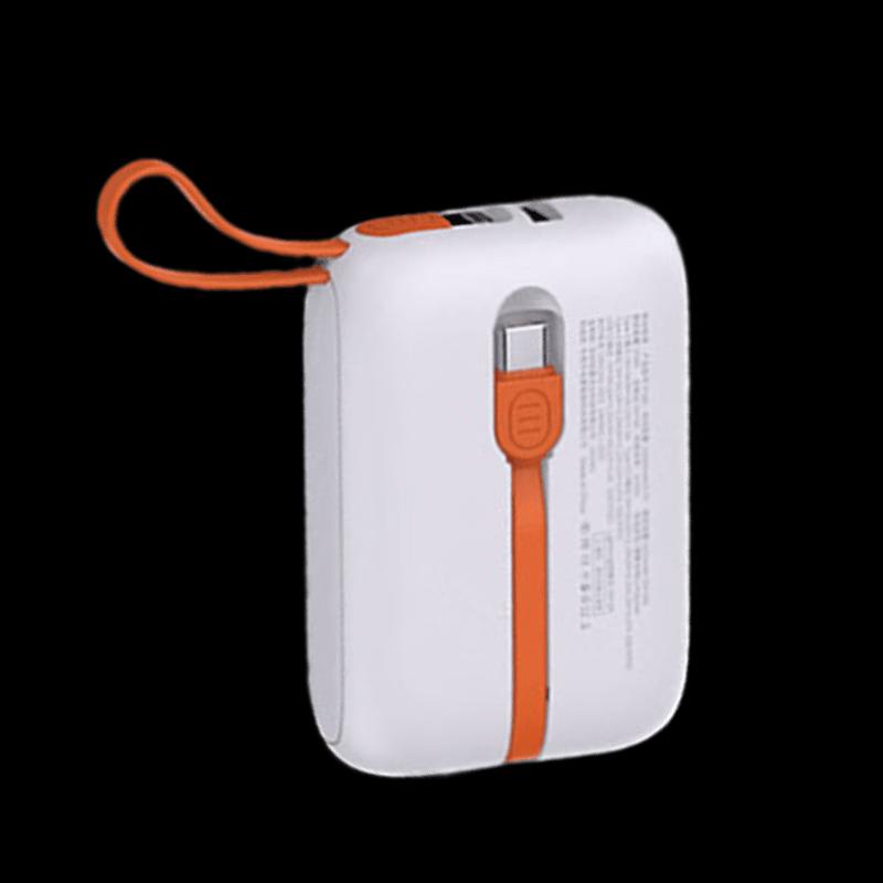 Мини-портативный power bank Newmine 22,5 В со встроенным кабелем