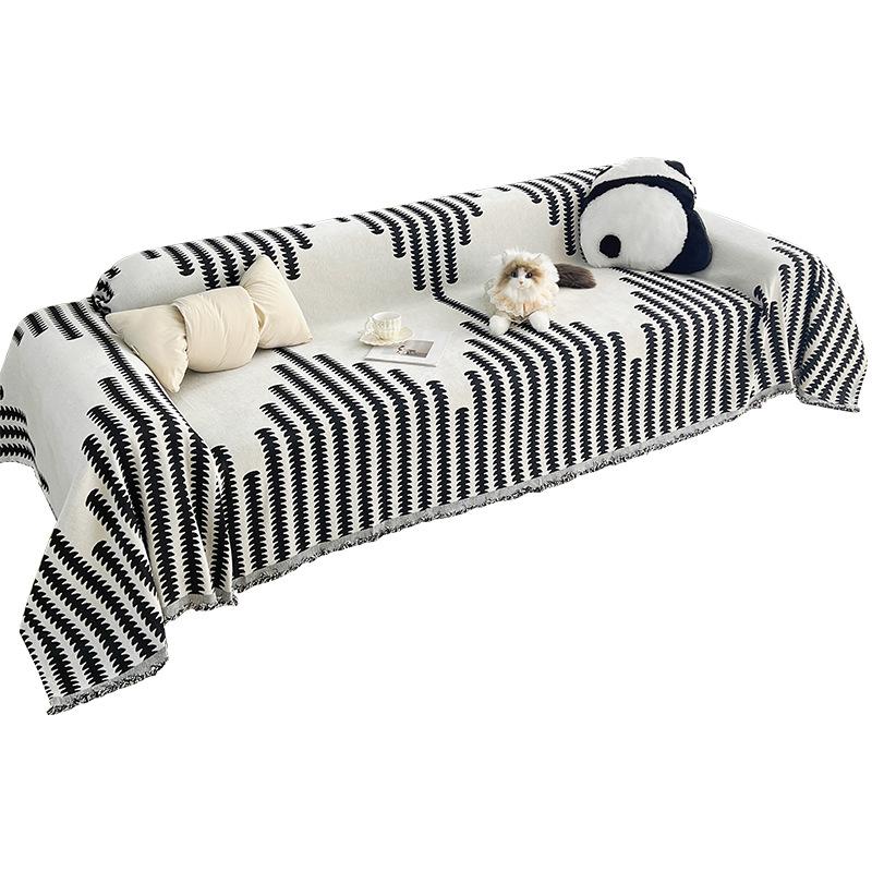 Полотенце из синели для диванных подушек, тканевое одеяло, универсальное универсальное покрытие на четыре сезона, универсальное, не царапающееся