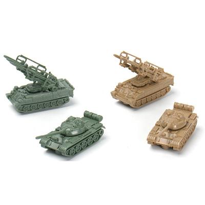 1/144 1/144 Китайский танк Тип 59 Зенитная ракета С-75 4D Сборная модель Модель для песочницы 4 шт./набор