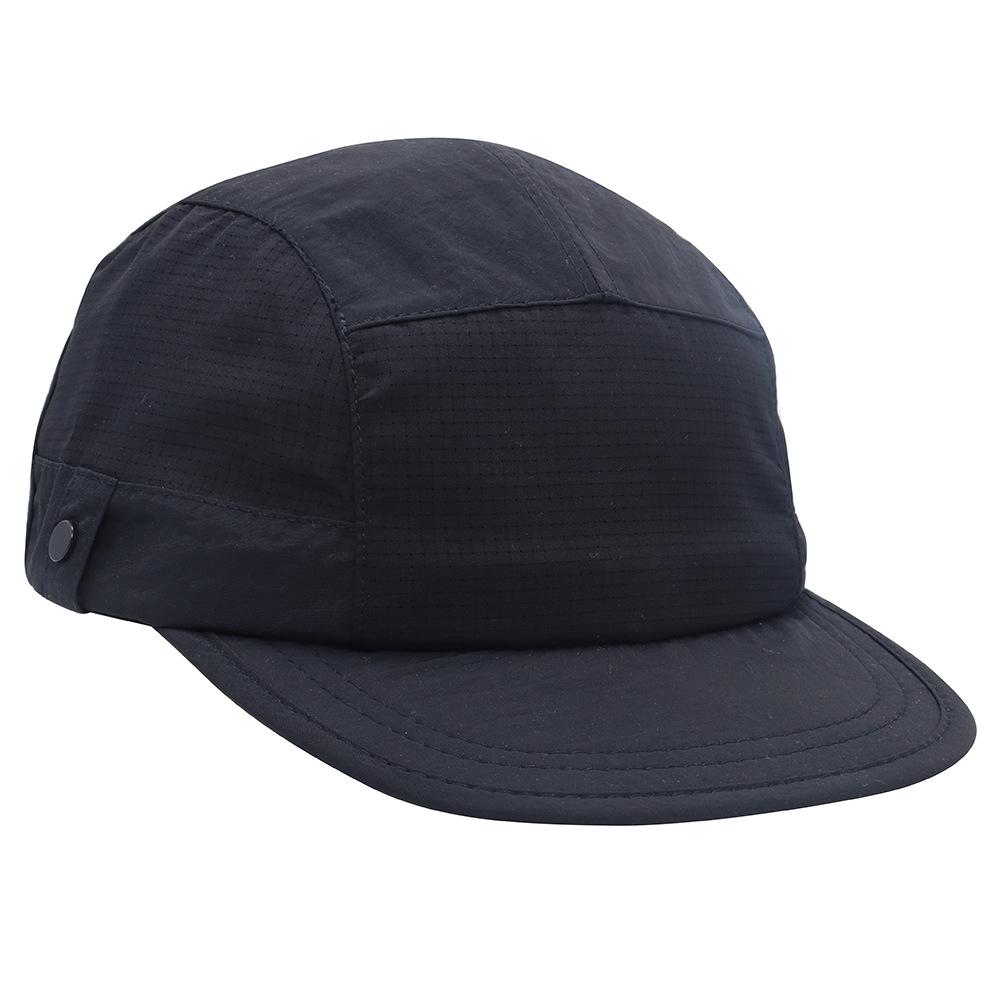 Quick-drying spring and summer peaked cap tooling function five-page cap splicing outdoor sports sun protection flat edge mountaineering hat