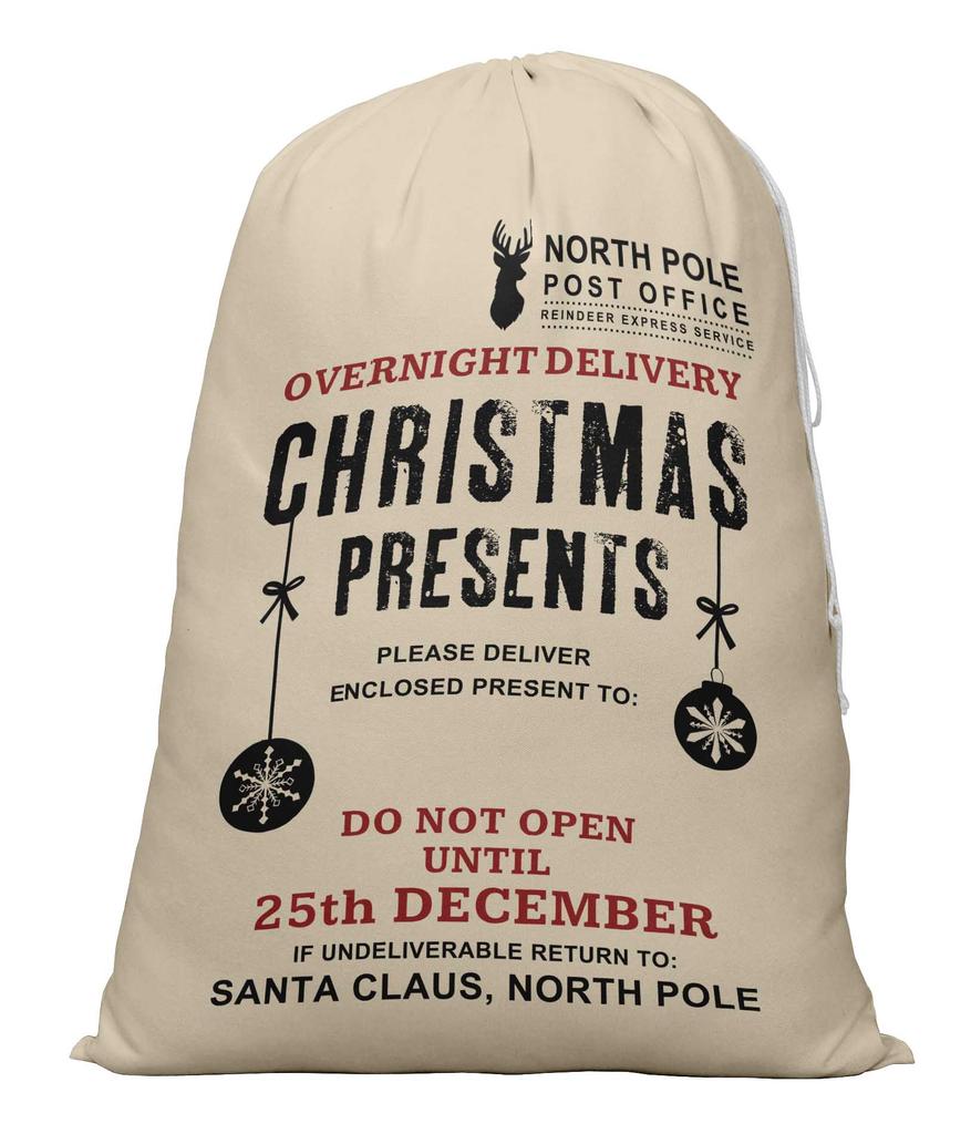 Printtoo 2 шт. Подарочный мешок Санты для детей, рождественские подарки, рождественский мешок, персонализированные сумки, большие 27x20 дюймов