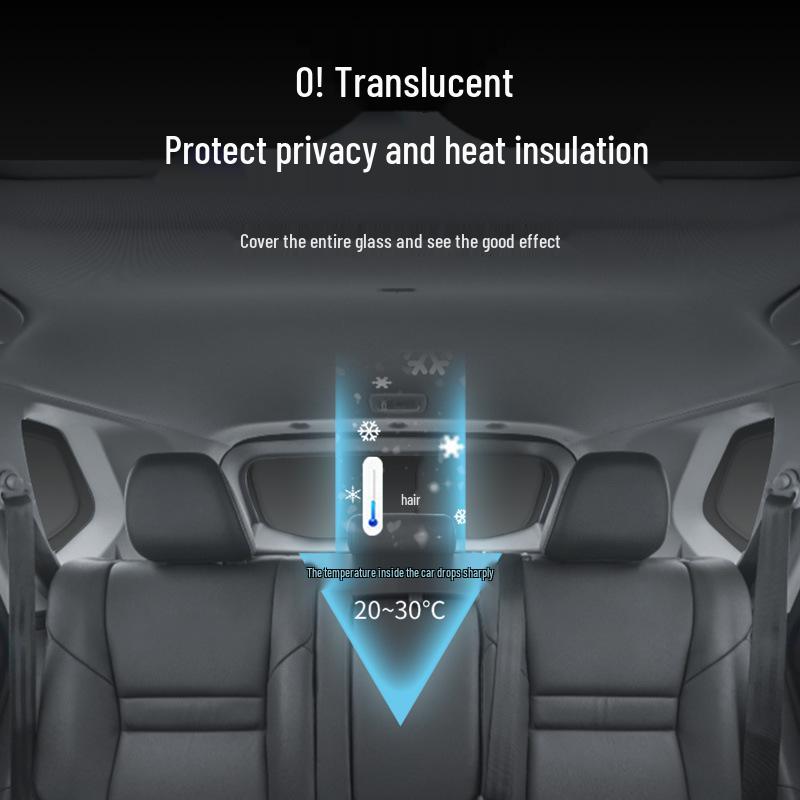 Совместимо с 25 моделями Nissan: Теневой козырек на окно Qashqai Honor Edition для теплоизоляции и уединения во время кемпинга.