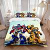 Transformers Optimus Prime Bumblebee Print 3Pcs Bedding Setduvet Cover With 2 Bedropillowcase Home Birthday Gift