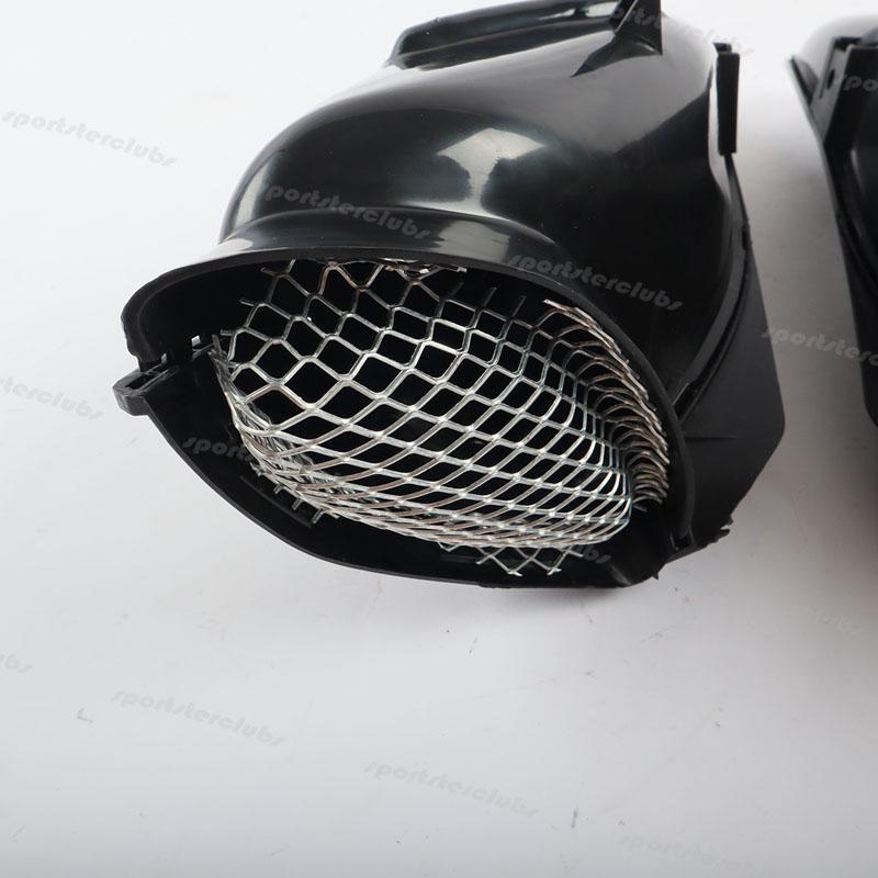 Motorcycle Black ABS Ram Air Intake Tube Duct Pipe Cover Fairing Set for K4 2004-2005 SUZUKI GSXR600 GSXR750 GSXR 600 750 04-05
