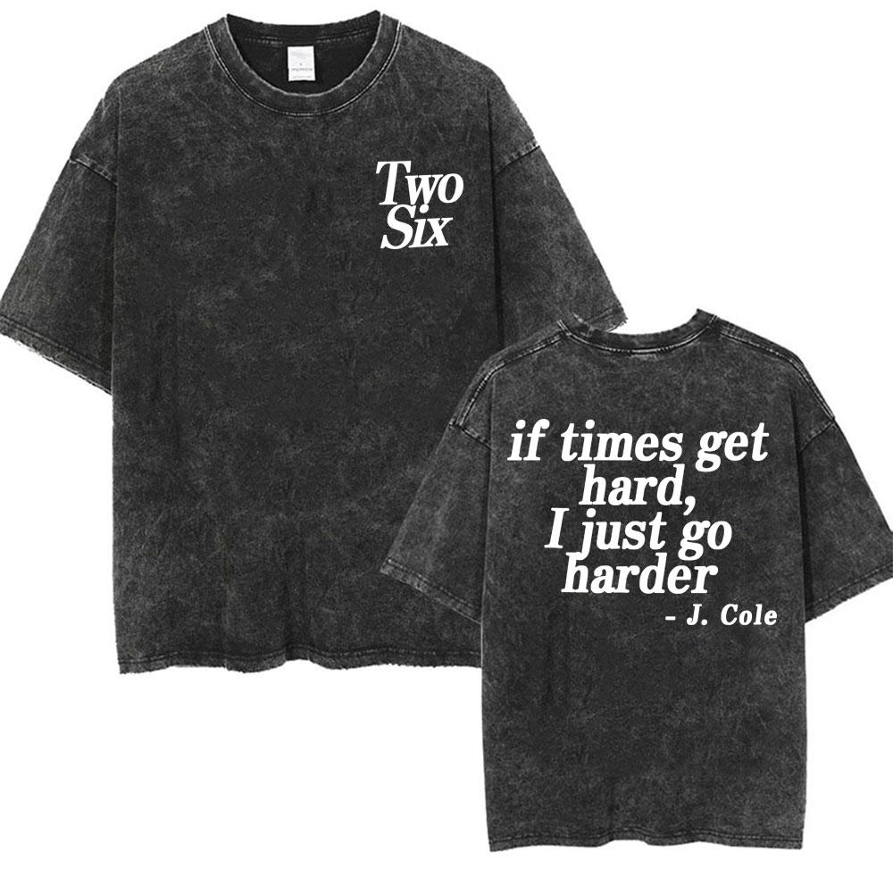J Cole The Fall Off New Album Tour Cover Tshirt Men Women Fashion Vintage Washed T Shirts Summer ONeck Oversized T Shirt