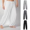 Модные мужские повседневные однотонные свободные спортивные штаны, брюки для бега, танцы, штаны для йоги