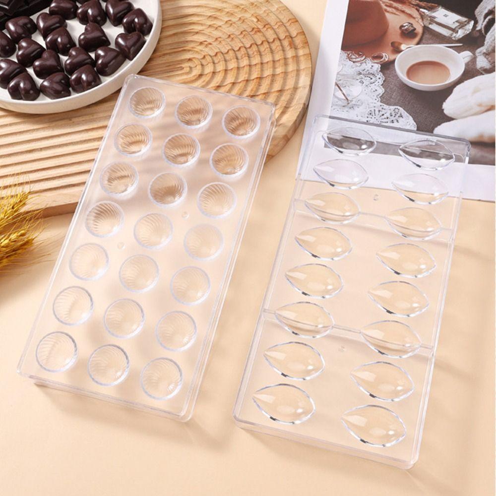 Прозрачные шоколадные формы 3D Candy Mold Выпечка Инструменты Мини-форма для печенья Главная