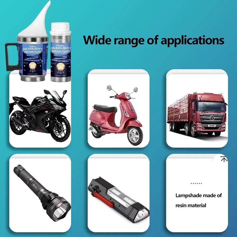 Комплект для полировки автомобильных фар, набор для восстановления фар, инструмент для автомастерской, 800 мл, жидкий полимерный испаритель
