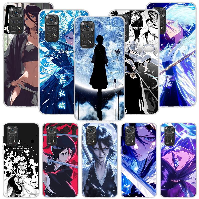 Чехол для телефона Bleach Кучики Рукия для Xiaomi Redmi Note 15 14 13 12S 12 Pro Plus 11S 11E 11 11T 10S 10 Арт Мягкий Чехол с Рисунком Redm