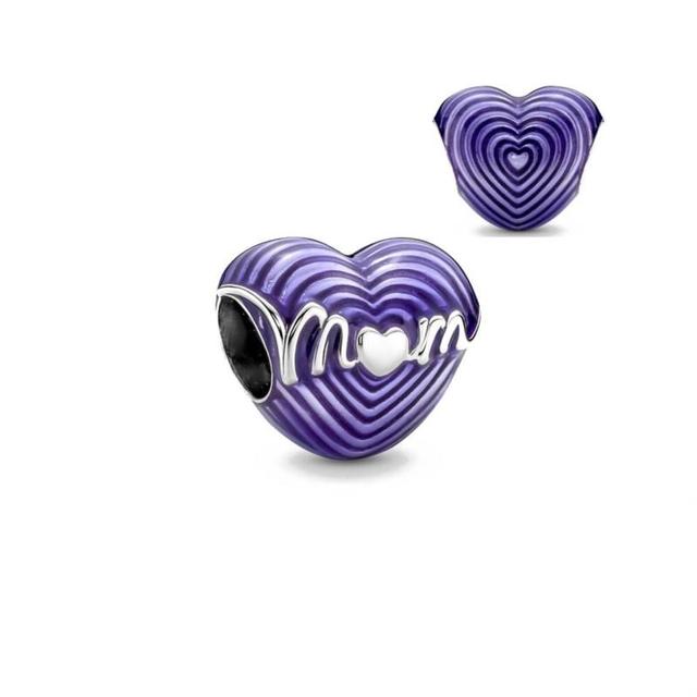 Новые сверкающие бусины Love You Mum Infinity Heart, подходят для оригинального модного браслета, ювелирные изделия своими руками для женщин