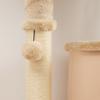 132cm Multi-Level Cat Tree with House, Bed, Scratching Posts, Brush and Ball, Beige