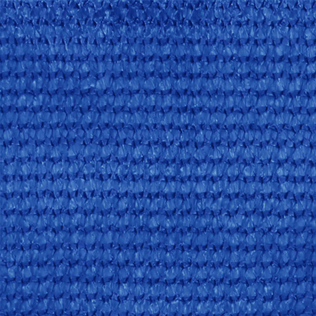 Outdoor Roller Blind 355 (W) x 140 (H) cm Blue HDPE
