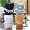 Cute Angry Cat Pendant Plush Toy Doll Soft Stuffed Keychain Bag Hanging Decoration Keychain Pendant Stuffed Doll Girl Kid Gift