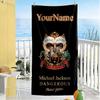 Michael Jackson Customize Your Name Beach Towel Super Soft Microfiber Quickdry Fabric Portable for SwimmingBeachCamping Travel Beach AccessoriesGym