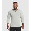 Gymshark Legacy Henley Stone Grey A5a3c Gb7s