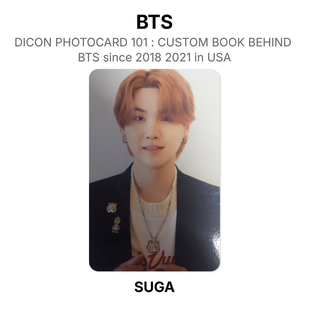 BTS DICON ФОТОКАРТА 101 : КАСТОМНАЯ КНИГА ПОСЛЕ BTS с 2018 по 2021 год в США Официальная фотокарточка