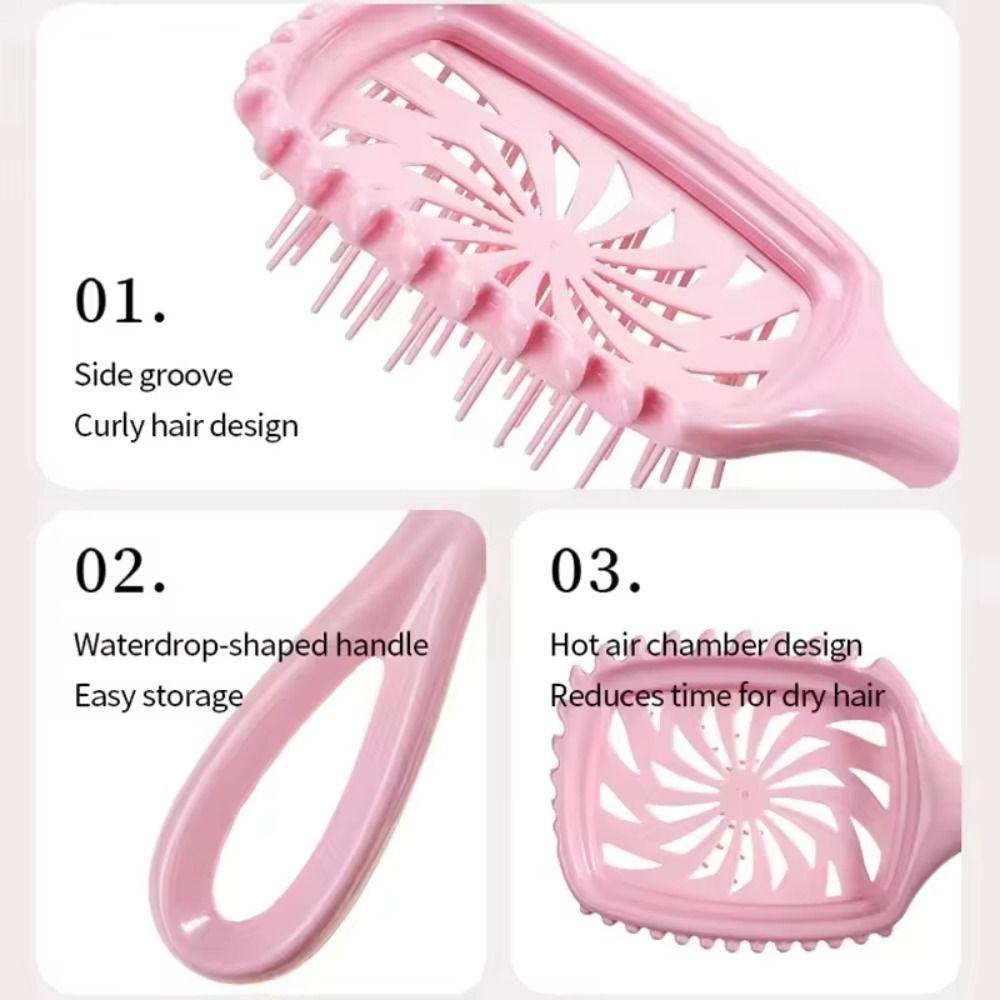 with Lanyard Scalp Massage Comb Mini Styling Comb Portable Hair Brush Hair Styling Tools