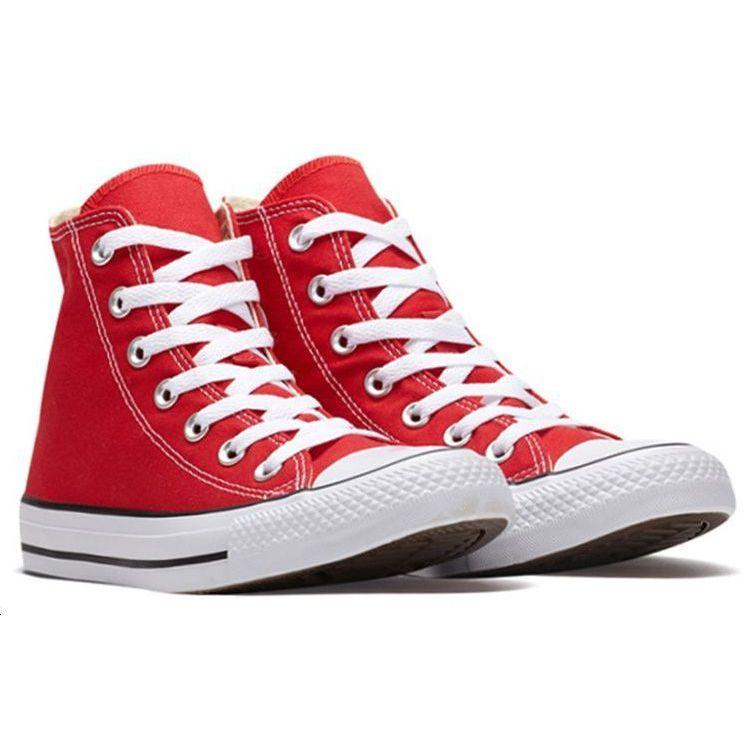 Converse All Star Classic Evergreen High Top Canvas Shoes Unisex Sneakers China-Red 101013