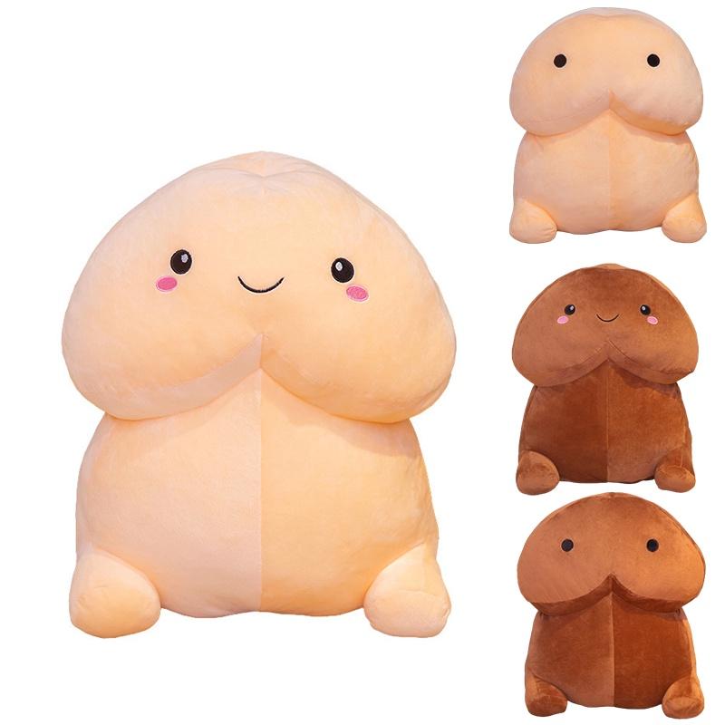 Забавная плюшевая игрушка в виде пениса, подушка, мягкая кукла для милых обнимашек и нежных прикосновений, 70 символов