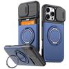 Чехлы Для iPhone 17 16 12 13 14 15 Pro Max Plus 16e 17e Чехол Слайдер Защита Камеры С Держателем Кольцом Для Карты Бронированный Чехол