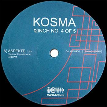 Пластинка 12 дюймов KOSMA - 12 дюймов Нет. 4 из 5 IC0951 INFRACom! 2003 Германия Танцевальная и Электронная Б/У