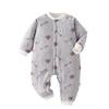Стеганый детский комбинезон Maienmier - Теплый осенне-зимний ромпер для новорожденных (80г, Класс А)