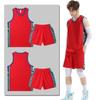 Mens Basketball Jersey Set Sleeveless Quick Dry Sports Uniform Team Vest Shorts