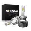 WENLE Newly Developed Shared LED Headlight Bulb Compatible with New Vehicle Inspection Optical Axis Adjustable Canceller White 6500K 35W Genuine HID
