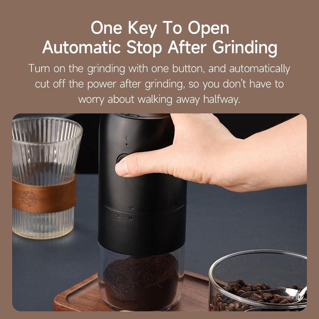 Xiaomi KLT портативная кофемолка электрическая USB перезаряжаемая домашняя уличная профессия регулируемая помол кофе в зернах для кухни
